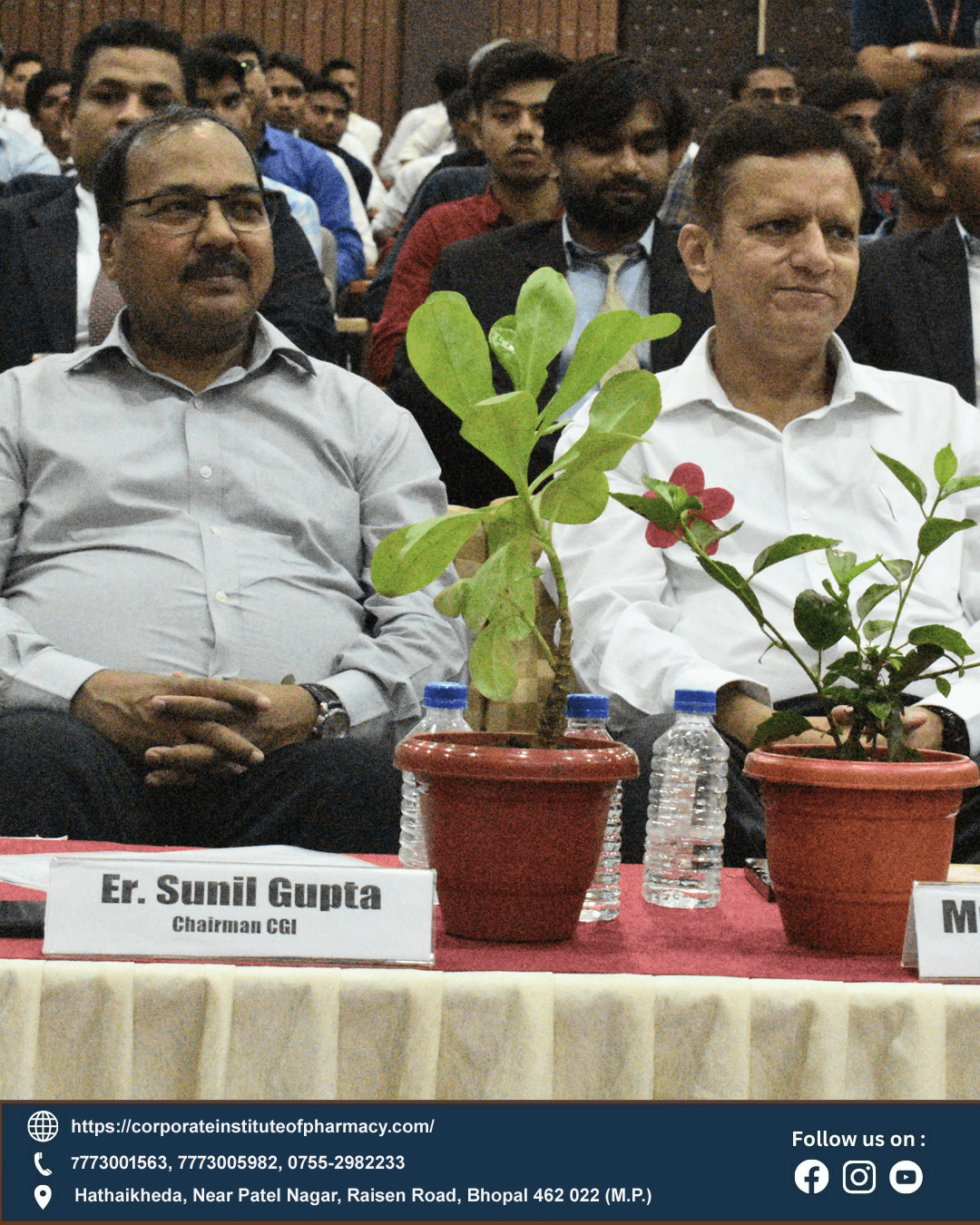 Orientation programme was organized at CIP for the fresher B. Pharmacy students with warm welcome
